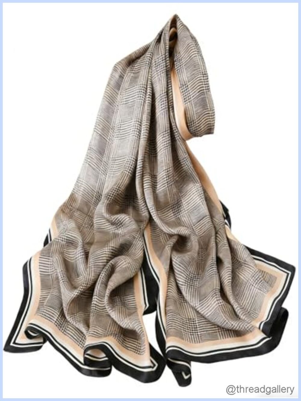 100% Mulberry Silk Oversized Women's Shawl Scarf Sun-Shielding Neckwear